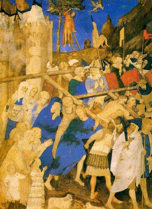 Jacquemart de Hesdin The Carrying of the Cross France oil painting art